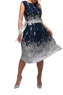 Платье женское Петербургский Швейный Дом 1400-1 синее 50