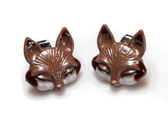 Серьги-пусеты из бижутерного сплава с эмалью Moon Paris HU-1612-032