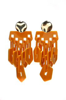 Серьги из бижутерного сплава с акрилом Moon Paris MoD-1901-001