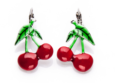 Серьги из бижутерного сплава с эмалью Moon Paris C&C-BO12069