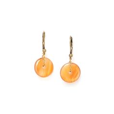 Серьги из бижутерного сплава с агатом Nature Bijoux NB21.1-12-75629