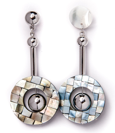 Серьги из бижутерного сплава Moon Paris MoD-1703-030