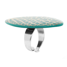 Кольцо из бижутерного сплава со смолой Nature Bijoux NB20.2-19-23825