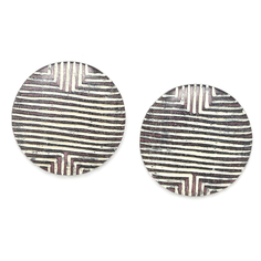 Серьги из бижутерного сплава с деревом Nature Bijoux NB20.2-12-75034