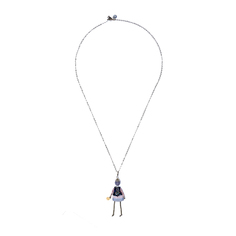 Подвеска из бижутерного сплава со стразами/бисером 40,5 см Moon Paris Mo-0052M