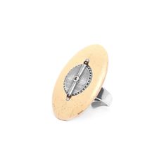 Кольцо из бижутерного сплава с деревом/бусинами Nature Bijoux NB21.1-19-24071