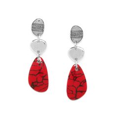Серьги из бижутерного сплава с термитником/смолой Nature Bijoux NB21.1-12-75442