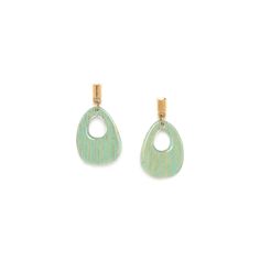 Серьги из бижутерного сплава с деревом/смолой Nature Bijoux NB21.1-12-75203