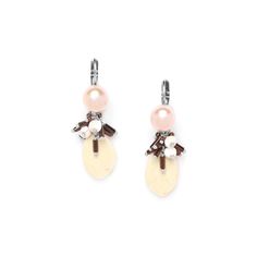 Серьги из бижутерного сплава с жемчугом/бусинами Nature Bijoux NB21.1-12-75382