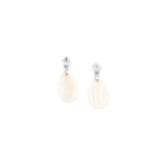 Серьги из бижутерного сплава с перламутром Nature Bijoux NB21.1-12-75344