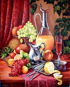 Алмазная вышивка Painting Diamond Щедрый стол 40x50 см