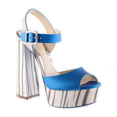 Босоножки женские Loriblu 7EA59072A32B02636PN синие 38 RU