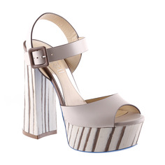 Босоножки женские Loriblu N0028 серые 40 RU