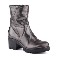 Полусапоги женские Alexander Hotto 52669 серебристые 41 RU