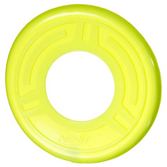 Апорт для собак Nerf Dog Диск для фрисби, зеленый, 25 см