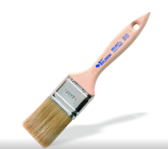 Кисть профессиональная Boldrini с натуральной щетиной и ручкой из дуба, 80х15