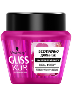 Гель-маска Gliss Kur Безупречно длинные жирных у корней и сухих на кончиках, 300 мл