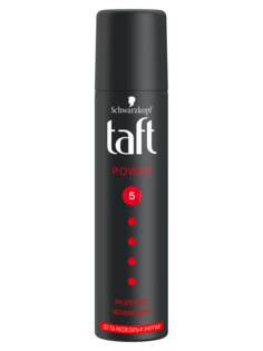 Лак для укладки волос Taft Power, до 72 часов силы и энергии, мегафиксация 5, 75 мл