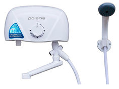 Водонагреватель проточный Polaris Orion 5.5 ST, 5.5кВт, кран и душ, White