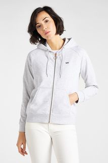 Толстовка женская Lee ZIP THROUGH HOODIE SHARP белая S