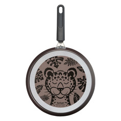 Сковорода блинная TEFAL Chandeleur Leopard B2751102, 28см, черный [2100119032]