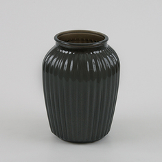 Ваза NiNaGlass 92-021 Ваза Луана проз.крш.шоколад.металлик.h195 (И)