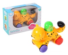 Каталка Elefantino Тигренок, движение при нажатии на игрушку сверху, машет хвостиком,