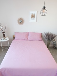 Постельное белье Familion 1,5 спальное, поплин люкс, пудрово розовый