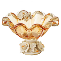 Конфетница White Cristal Янтарь