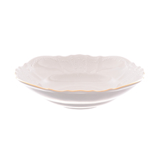 Салатник Bernadotte Белый узор Be-Ivory 25 см