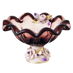 Конфетница White Cristal Гранат