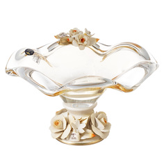 Конфетница White Cristal Янтарь