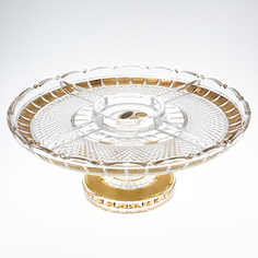 Менажница Золото Bohemia Max Crystal 31 см