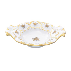 Конфетница Queens Crown Золотая роза 18 см