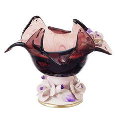 Конфетница White Cristal Гранат