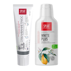 Зубная паста SPLAT WHITE PLUS 100 мл + Ополаскиватель для полости рта Сплат 275 мл
