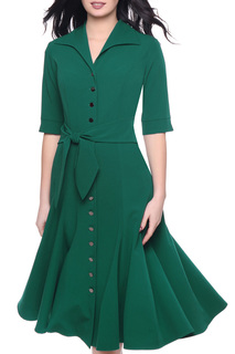 Платье женское Grey Cat GPL00191V(RIZA) зеленое 44