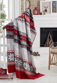 Плед хлопковый с акрилом KARNA NORVEC 150х200