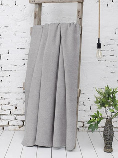 Плед из хлопковый с акрилом KARNA OSLO серый 130х170