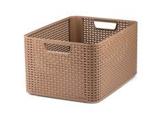 Корзина для белья Curver Natural Style L 30л коричневый (03616-213)