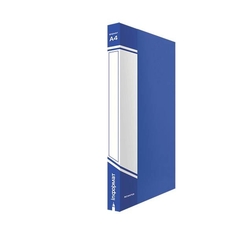 Папка-скоросшиватель с карманом, 0,7 мм, формат А4, inФОРМАТ, цвет синий ФАРМ