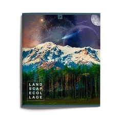 Тетрадь "Space Landscape", формат А5, 48 листов, клетка LOREX, цвет в ассортименте ФАРМ