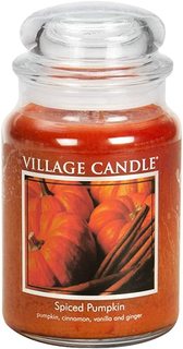 Ароматическая свеча Village Candle "Spiced Pumpkin", большая/4260017