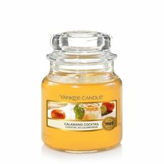 Свеча ароматическая Yankee Candle Calamansi Cocltail Коктейль Каламанси 25-40 ч
