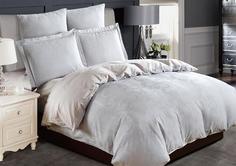 Постельное белье тенсель-жаккард Cleo 008-TJ евро