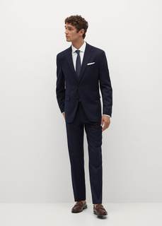 Хлопковая рубашка Tailored slim fit - Masnou Mango
