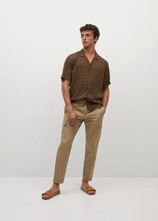 Струящаяся рубашка regular-fit изо льна - Luis Mango