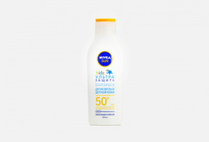 Детский солнцезащитный лосьон для чувствительной кожи spf 50+ сверхводостойкий Nivea
