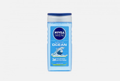 Гель для душа мужской для тела и волос с морской солью Nivea