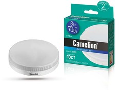Лампочка Camelion GX53 8W 220V 6500K 690Lm LED8-GX53/865/GX53 13614